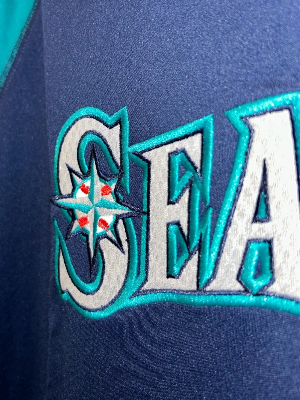 ⚾️🏟️ Seattle Mariners V-Neck MLB Baseball Polyester Shirt 🏟️⚾️